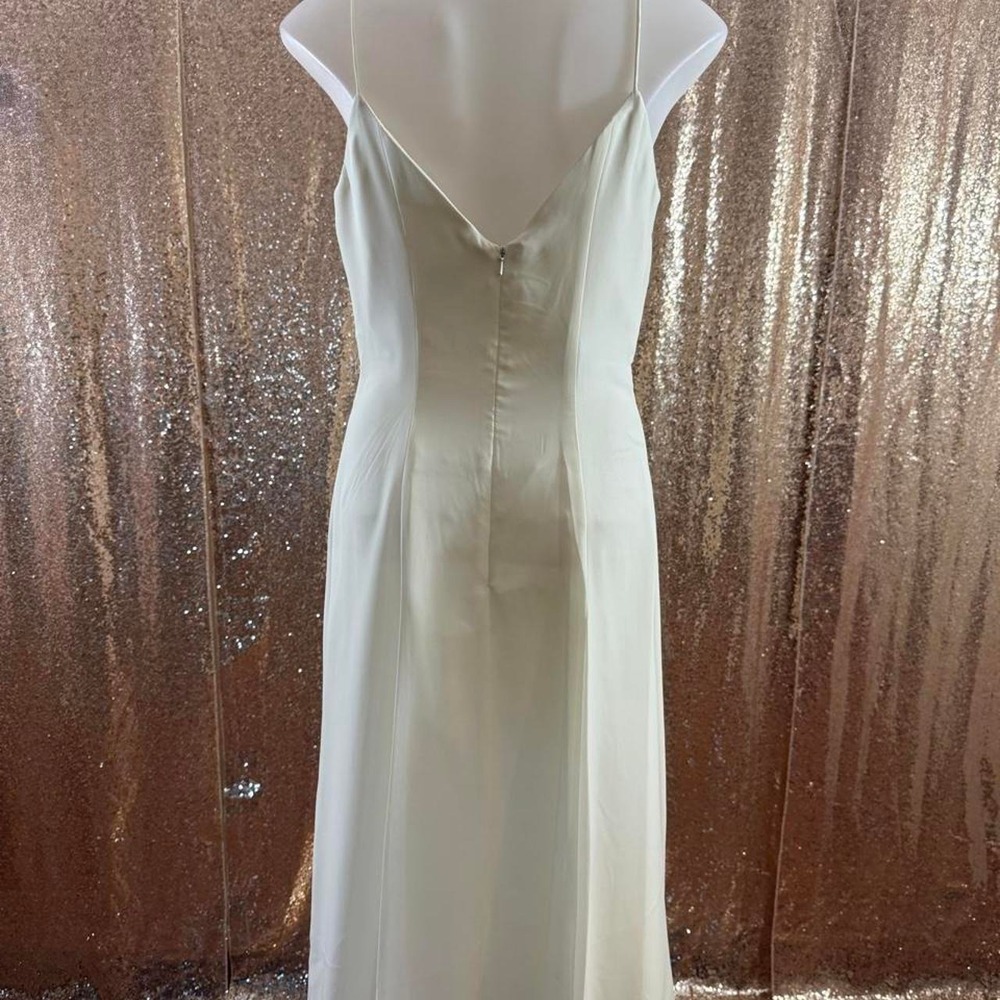 Y2K White Beaded Midi Dress with Matching Shawl/Sizes XS-S - Picture 7 of 8